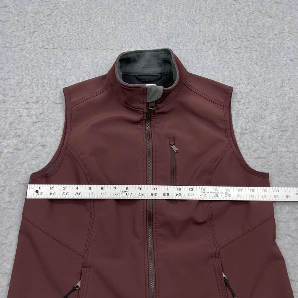 Carhartt Denwood Vest Womens Large Purple Full Zip Workwear Softshell Easy Gilet